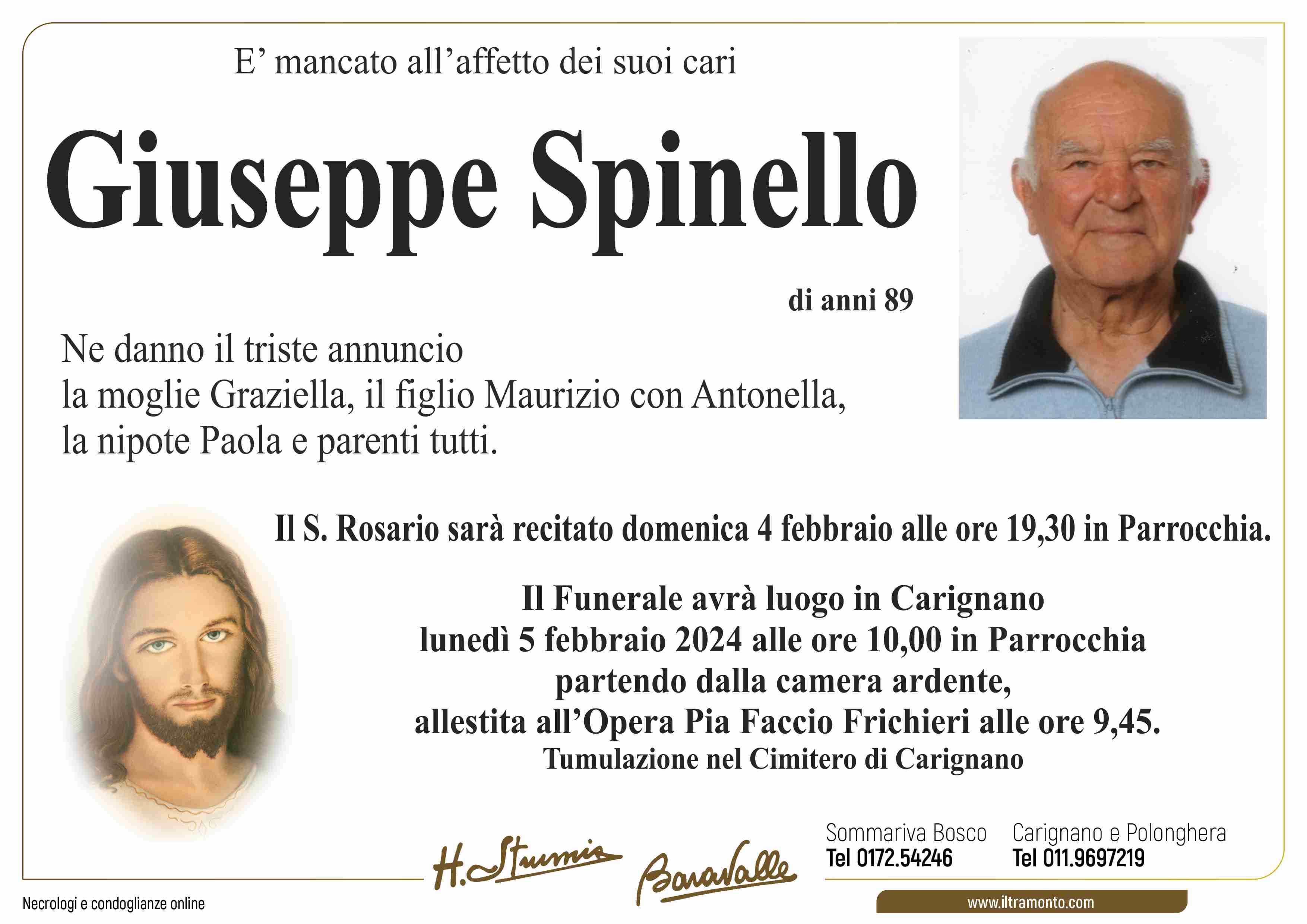 lutto Spinello G.